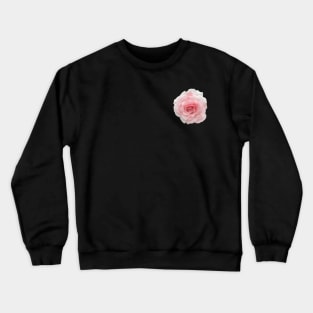 Pink Rose Flower Crewneck Sweatshirt